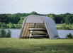 ShelterCoat 12 x 20 ft. Wind and Snow Rated Garage Round Gray STD