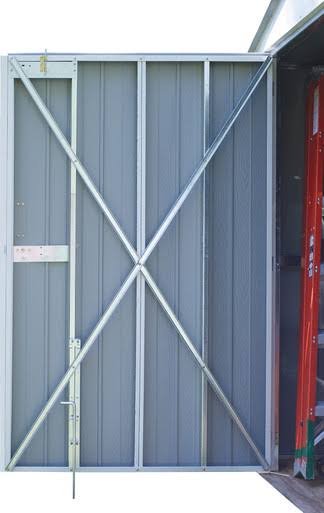 Arrow Commander 10 x 10 ft. Steel Storage Building Eggshell