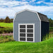 Handy Home DIY Braymore 10 ft. x 10 ft. Wooden Storage Shed with Flooring Included