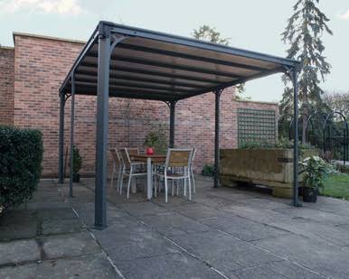 Canopia Milano Gazebo 10' X 10' Gray