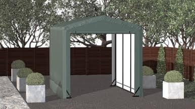 ShelterLogic ShelterTube Wind and Snow-Load Rated Garage, 10x14x10