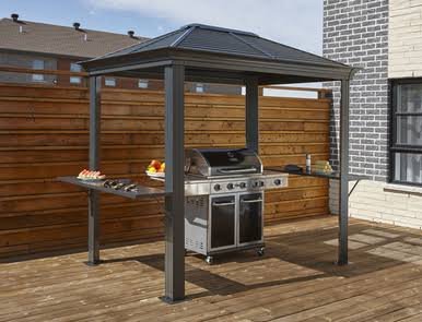 Sojag Mykonos Grill Gazebo 5 x 8 ft