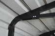 Steel Carport 10 x 20 x 7 ft. Galvanized Black/Eggshell