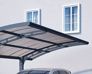 Canopia by Palram Arizona Wave 5000 HG9105 Carport, 10 x 16 x 9, Gray