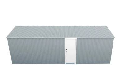 Duramax 12x20 Imperial Metal Garage Lite Gray w/Off White Trim