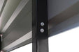 Arrow Powder Coated Steel Carport 20 ft. x 20 ft. - Charcoal