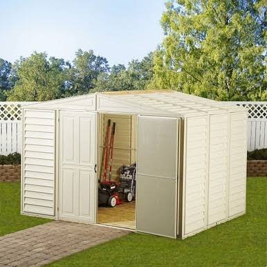 Duramax 10.5x8 WoodBridge Shed with Foundation Kit