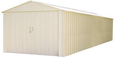 Commander 10 x 30 ft. Steel Storage Building Eggshell