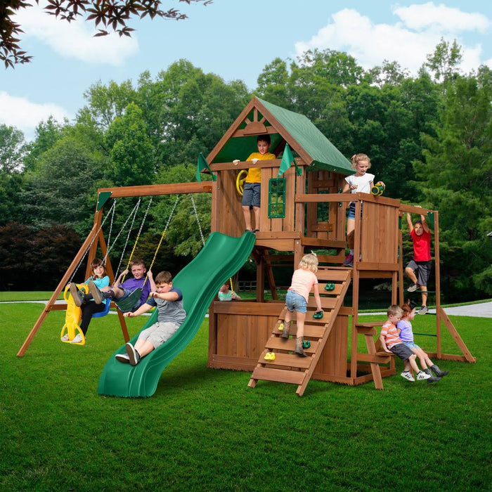 Swing-N-Slide Knightsbridge Plus Wood Complete Play Set