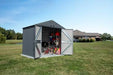 Arrow Elite Steel Storage Shed, 8x6, Anthracite