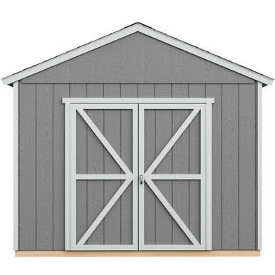 Handy Home DIY Rookwood 10 ft. x 10 ft. Wooden Storage with Flooring Included