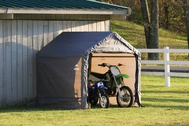 ShelterLogic Shed-in-a-Box 6 x 6x 6 ft Peak Grey