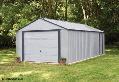 Arrow Murryhill 12 x 24 Garage, Steel Storage Building, Prefab Storage Shed