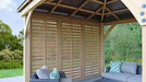 Yardistry Meridian 12 ft. Gazebo Privacy Wall (Gazebo not included)