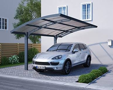 Canopia by Palram Arizona Wave 5000 HG9105 Carport, 10 x 16 x 9, Gray