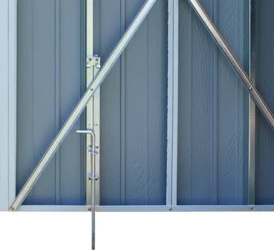 Commander 10 x 30 ft. Steel Storage Building Eggshell