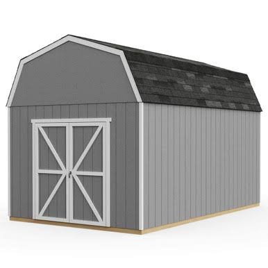 Handy Home DIY Braymore 10 ft. x 16 ft. Wooden Storage Shed with Flooring Included