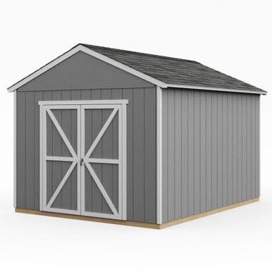Do-it Yourself Rookwood 10 ft. x 12 ft. Wooden Storage with Flooring Included