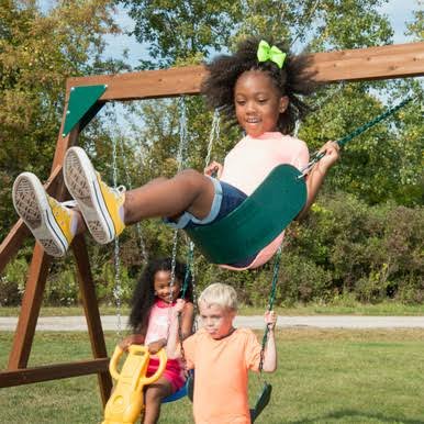 Swing-N-Slide Knightsbridge Ultimate Wood Complete Play Set