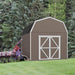 Handy Home DIY Braymore 10 ft. x 16 ft. Wooden Storage Shed with Flooring Included
