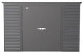Arrow Select Steel Storage Shed, 10x4, Charcoal