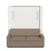 Queen Size Murphy Bed with Couch | Inovabed