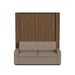Queen Size Murphy Bed with Couch | Inovabed