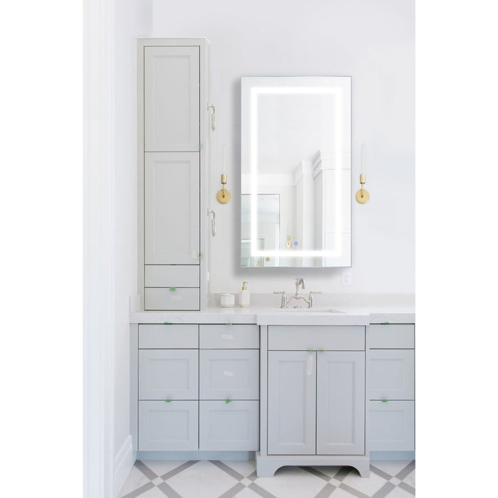Krugg Svange 24″ X 42″ LED Medicine Cabinet with Dimmer & Defogger RIGHT HINGE  SVANGE2442R