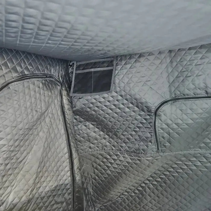 Isolation thermique d'hiver pour tente rigide de toit pour 2-3 personnes, en tissu matelassé, installée à l'intérieur de la structure de la tente, améliore le camping saisonnier.