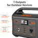 Jackery Explore 500 Portable Power Station and 1 x 100W Solar Panel T1G1SP500G100SP