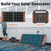 Jackery Explore 500 Portable Power Station and 1 x 100W Solar Panel T1G1SP500G100SP