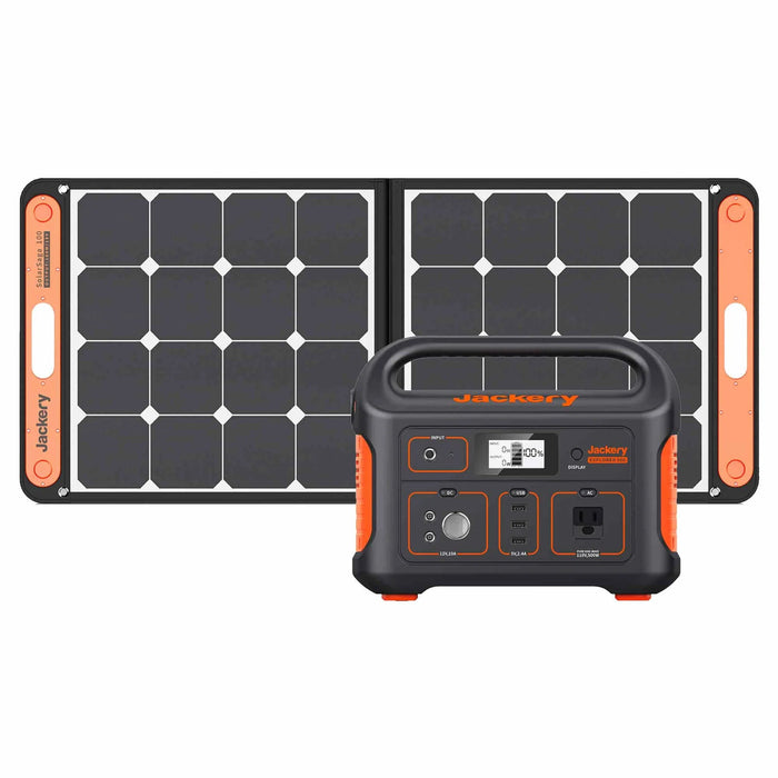 Jackery Explore 500 Portable Power Station and 1 x 100W Solar Panel T1G1SP500G100SP