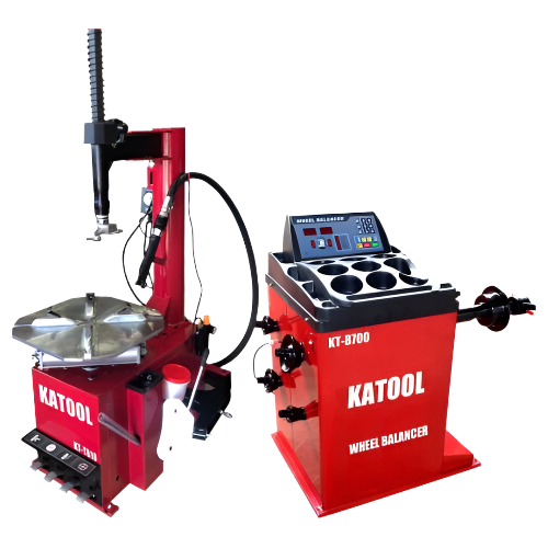 Combo | Tire Changer and Wheel Balancer | Katool T810+B700