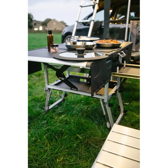 Kitchen Box TentBox–Cuisine de Camp Complète | Camping Vanlife Tente de Toit TentBox