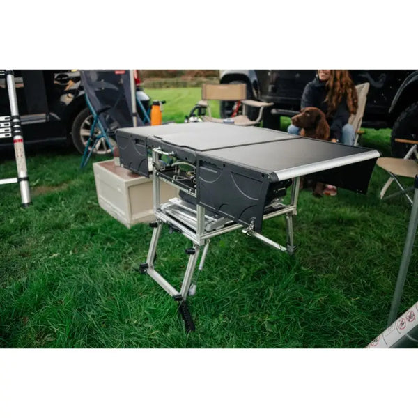 Kitchen Box TentBox–Cuisine de Camp Complète | Camping Vanlife Tente de Toit TentBox