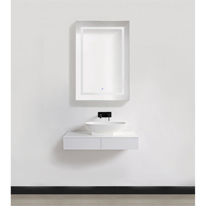 Krugg Svange 24" X 36" LED Medicine Cabinet with Dimmer & Defogger LEFT HINGE SVANGE2436L