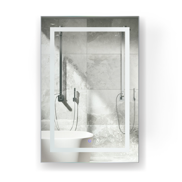 Krugg Svange 2436R  24" X 36" LED Medicine Cabinet with Dimmer & Defogger RIGHT HINGE SVANGE2436R