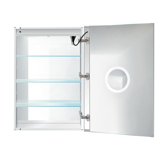 Krugg Svange 2436R  24" X 36" LED Medicine Cabinet with Dimmer & Defogger RIGHT HINGE SVANGE2436R