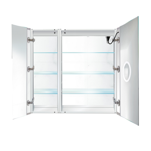 Krugg Svange 36" X 36" LED Bi-View Medicine Cabinet with Dimmer & Defogger RIGHT HINGE SVANGE3636R