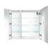 Krugg Svange 36" X 36" LED Bi-View Medicine Cabinet with Dimmer & Defogger RIGHT HINGE SVANGE3636R