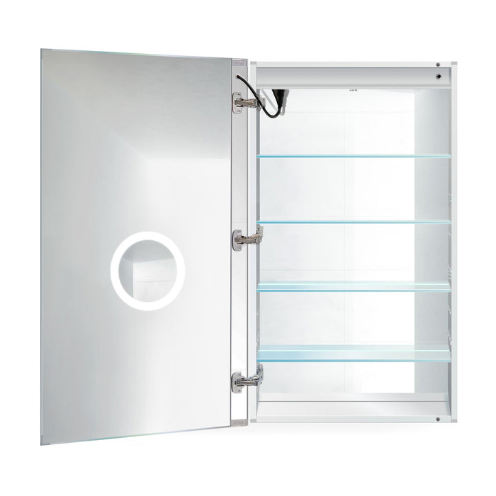 Krugg Svange 24″ X 42″ LED Medicine Cabinet with Dimmer & Defogger RIGHT HINGE  SVANGE2442R