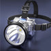 Lampe frontale ultra lumineuse haute puissance pour le camping sauvage et les activités de plein air, avec une luminosité de 90 000 lumens et une portée de 500 m.