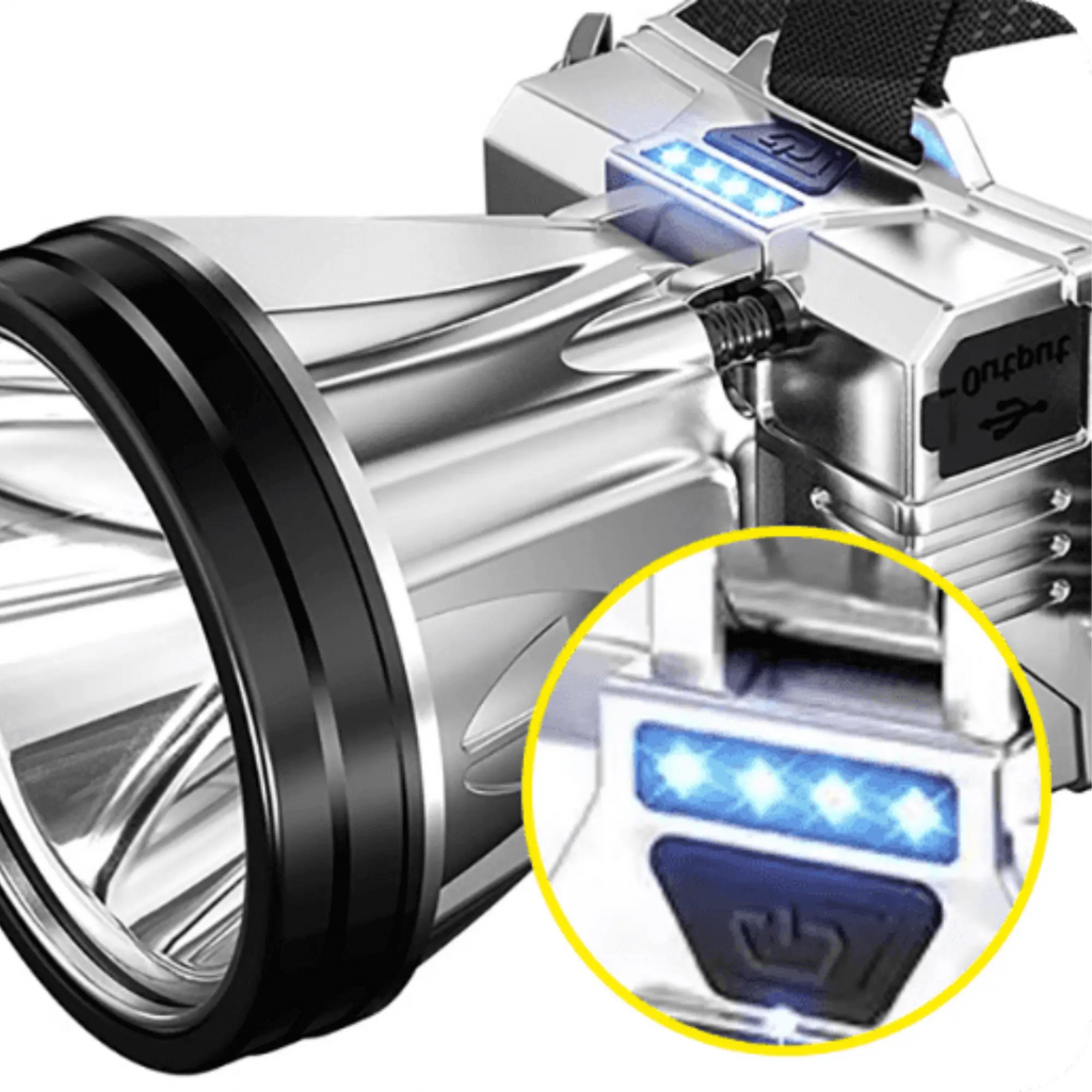 Lampe Frontale Camping - Lumière Vive À Haute Luminosité 5-Led,3 Modes Lampe Frontale Camping - Lumière Vive À Haute Luminosité 5-Led,3 Modes