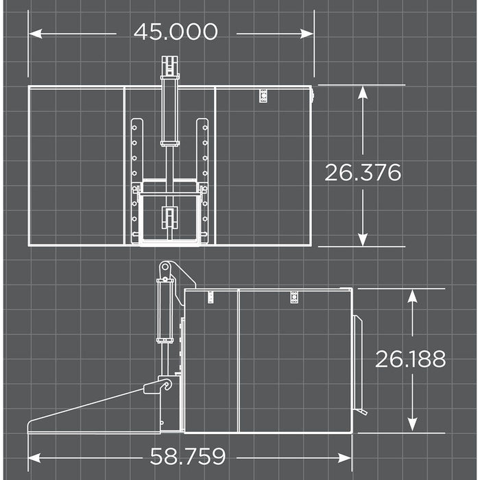 Hydraulic Concrete Bucket | Loflin Fabrication