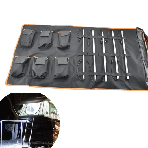 Pack de 5 barres LED magnétiques avec installation de tente pour le camping en plein air