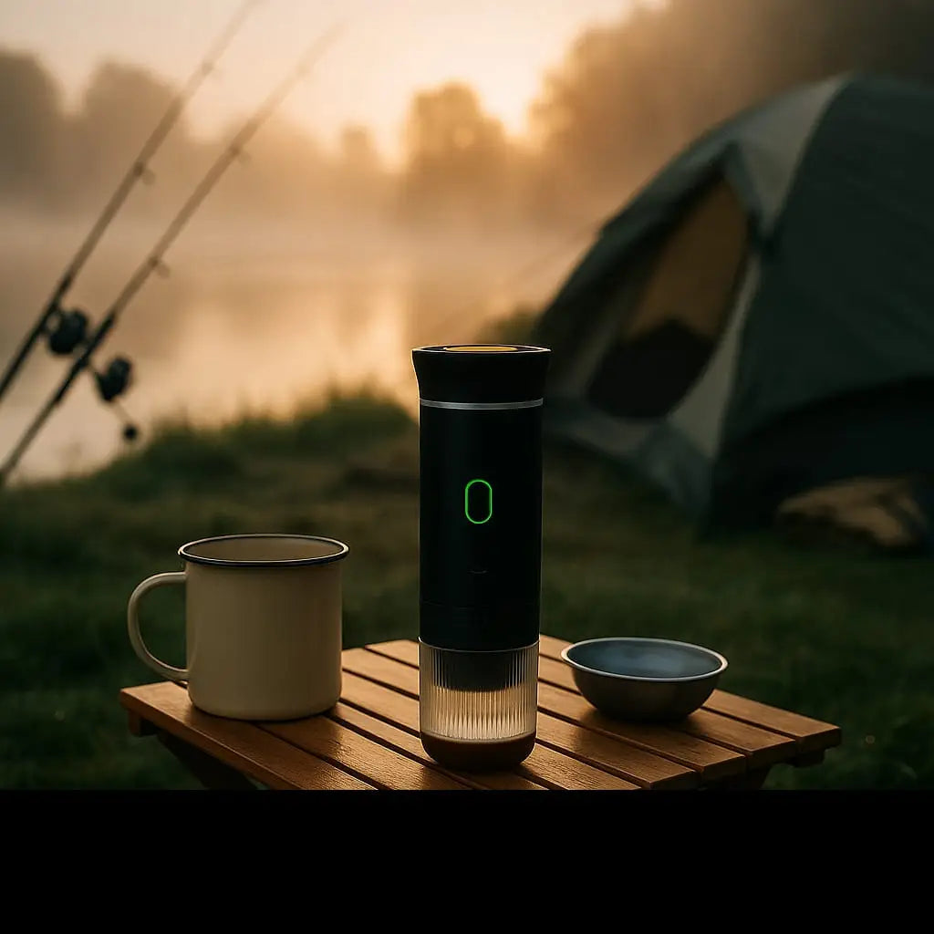 Machine à Café Portable Expresso Parfait camping – Woody’s Camp