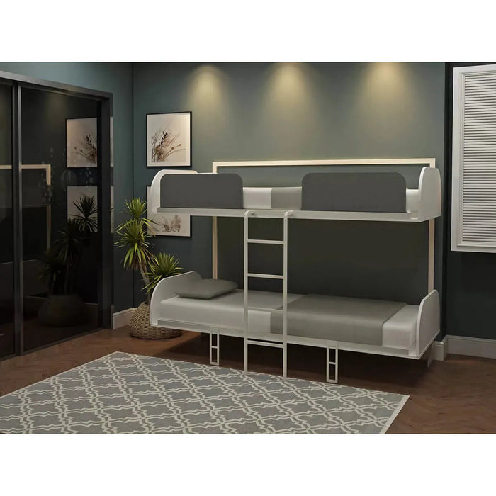 Murphy Bunk Bed Horizontal | Twin/Twin XL | Multimo Beds A750