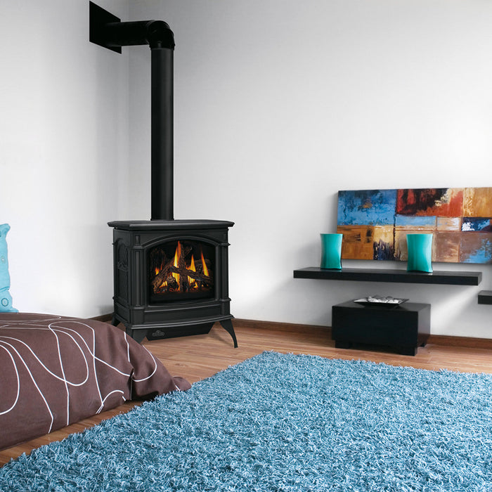 Napoleon Knightsbridge™ Direct Vent Stove, Natural Gas, Millivolt Ignition - Black GDS60-1NSB