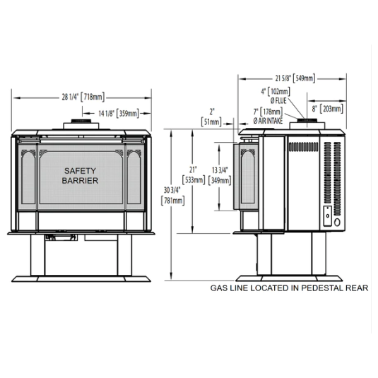 Napoleon Havelock™ Direct Vent Stove
