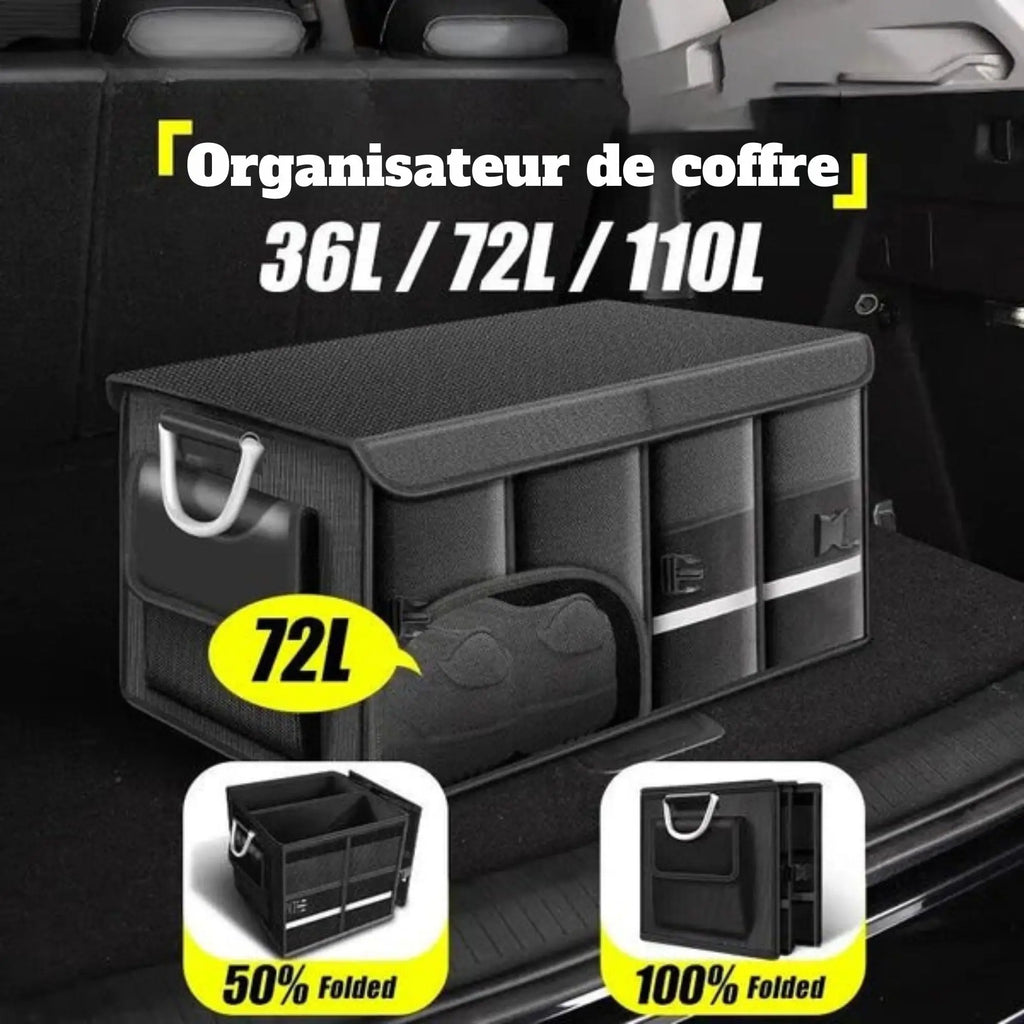 Organisateur de Coffre Pliable Étanche – Grande Capacité 110L Woody’s Camp